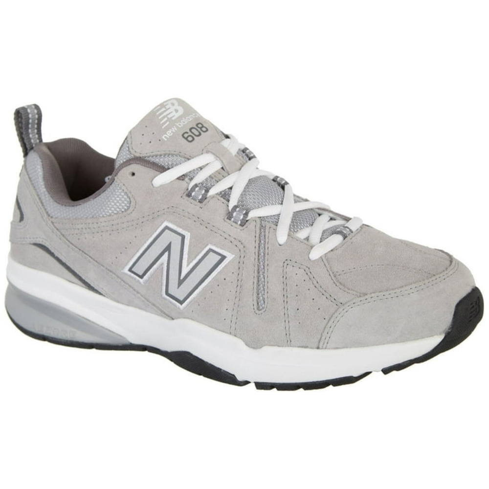 Men's New Balance Gray 608 V5 Extra Wide Training Sneakers Size 8.5